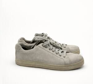 PRADA Suede Slim Sneakers Gray Sz 38/US 8 $590